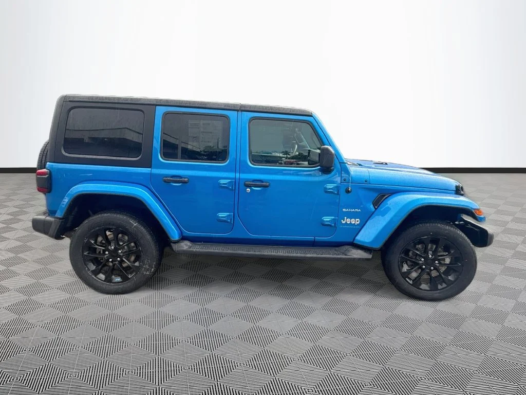 Used 2023 Blue Jeep Sahara 4xe image 5
