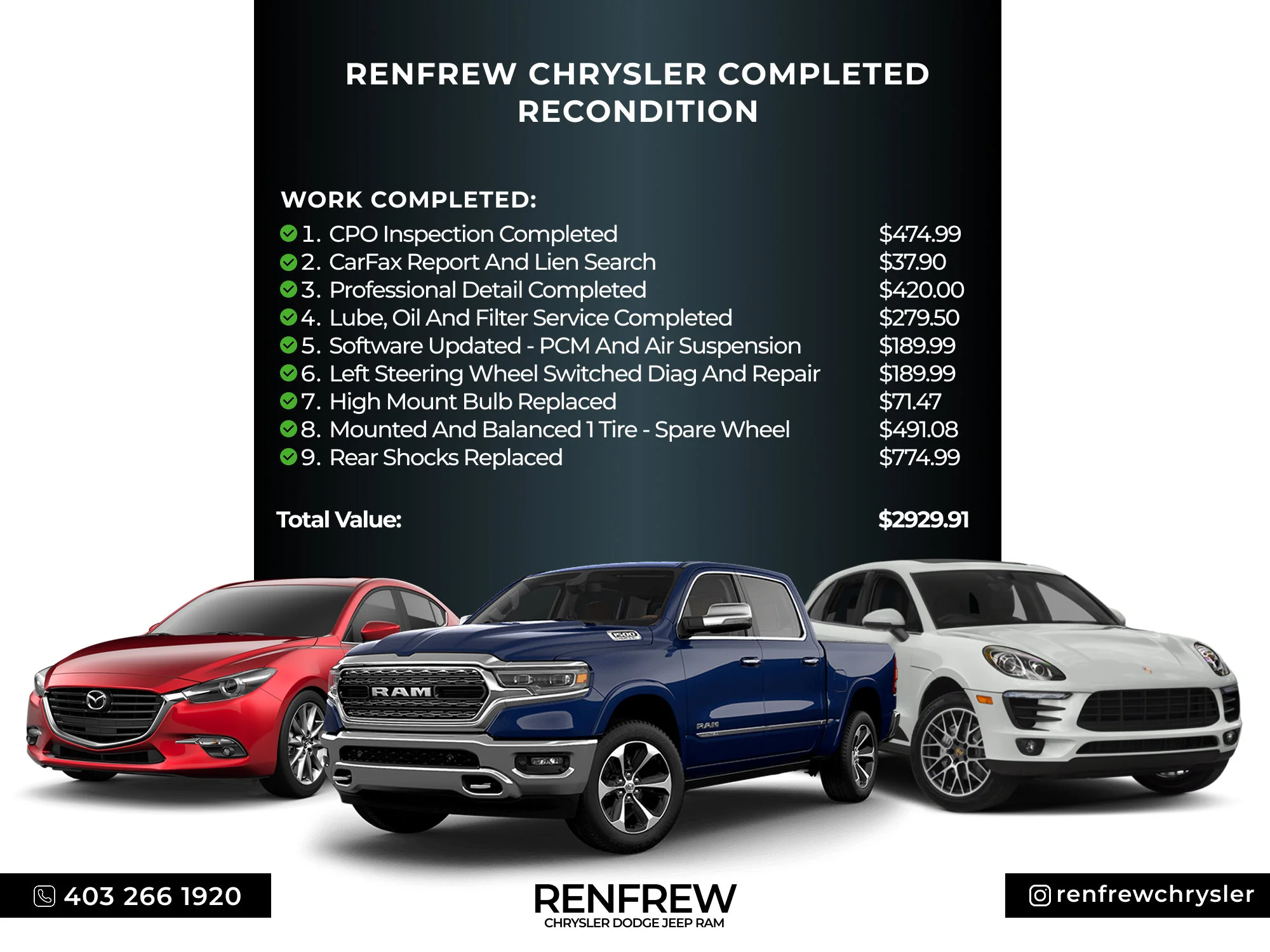 Certified Used 2023 Black RAM Tradesman * No Accidents | Diesel | Rear Air Suspension | Bedliner | Apple CarPlay | Backup Camera image 2