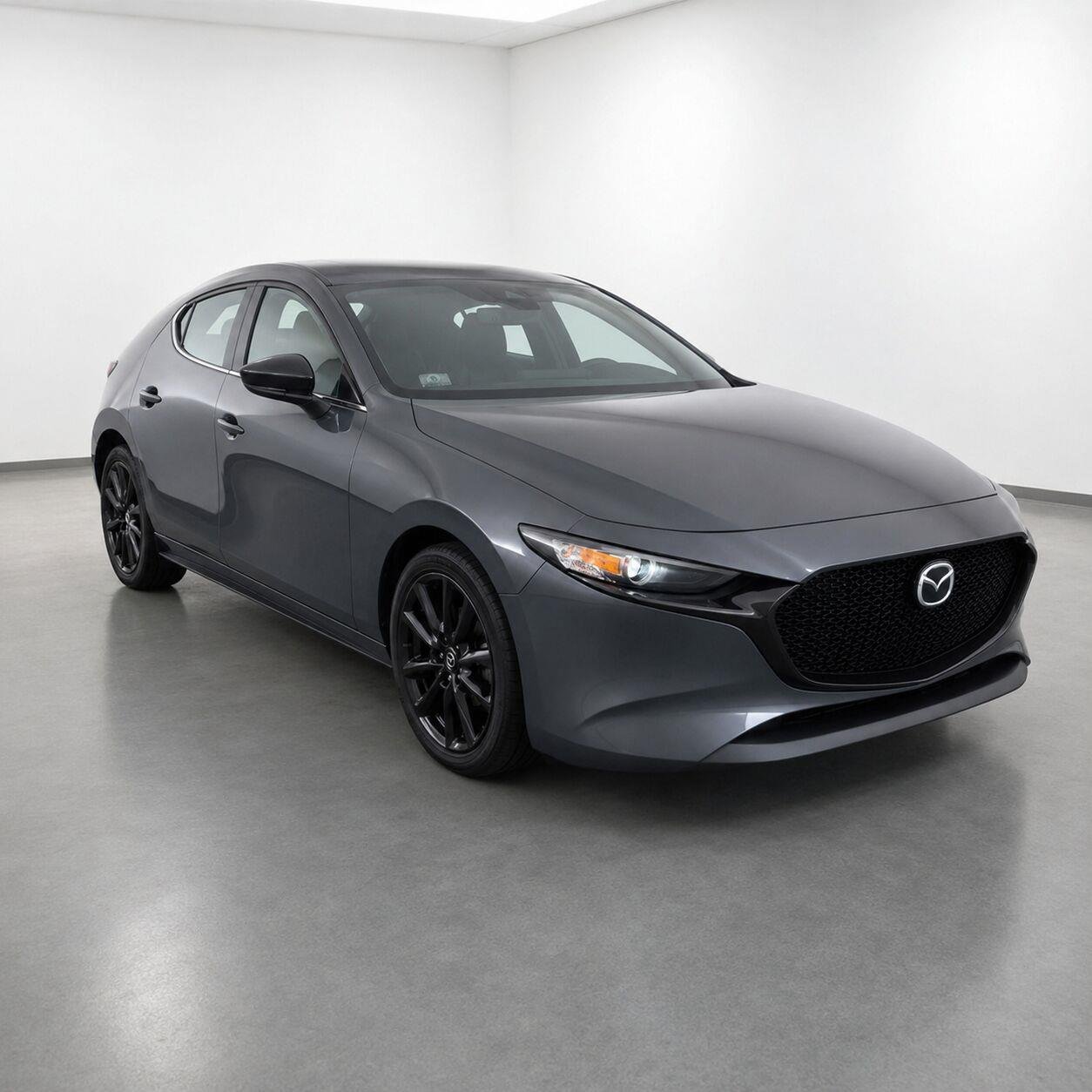 Used 2022 Polymetal Gray Metallic Mazda Carbon Edition image 6