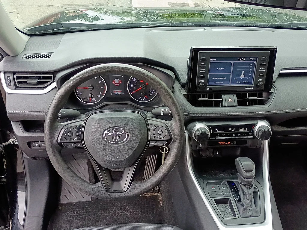 Used 2020 Midnight Black Metallic Toyota LE image 12