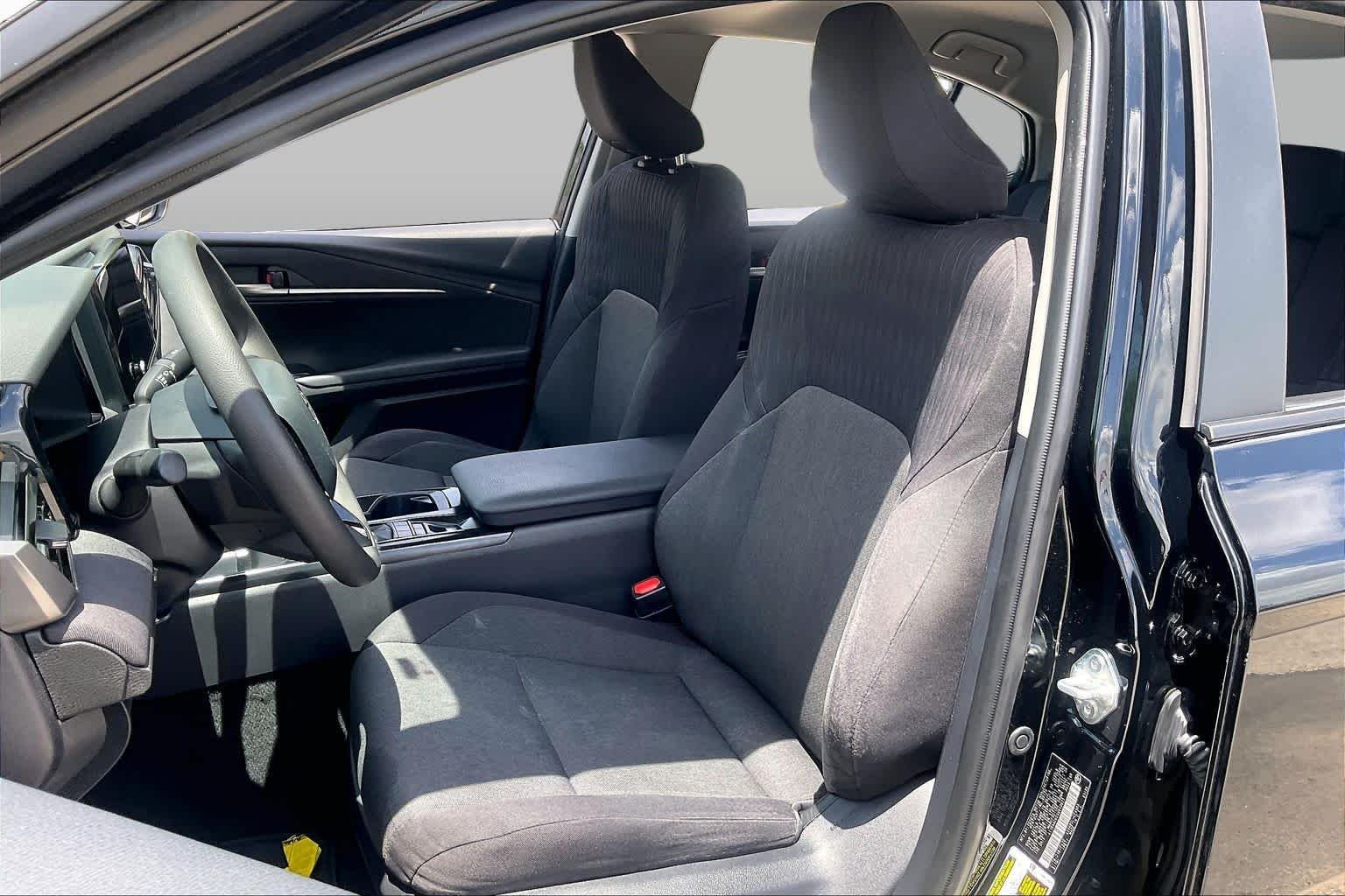 Used 2025 Midnight Black Metallic Toyota LE image 8