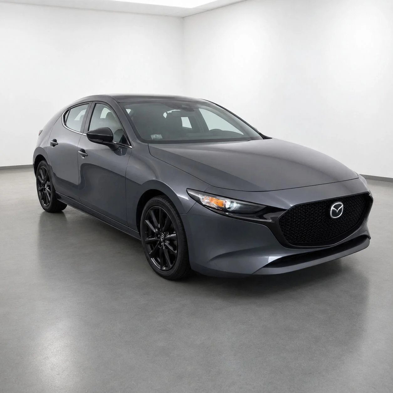 Used 2022 Polymetal Gray Metallic Mazda Carbon Edition image 7