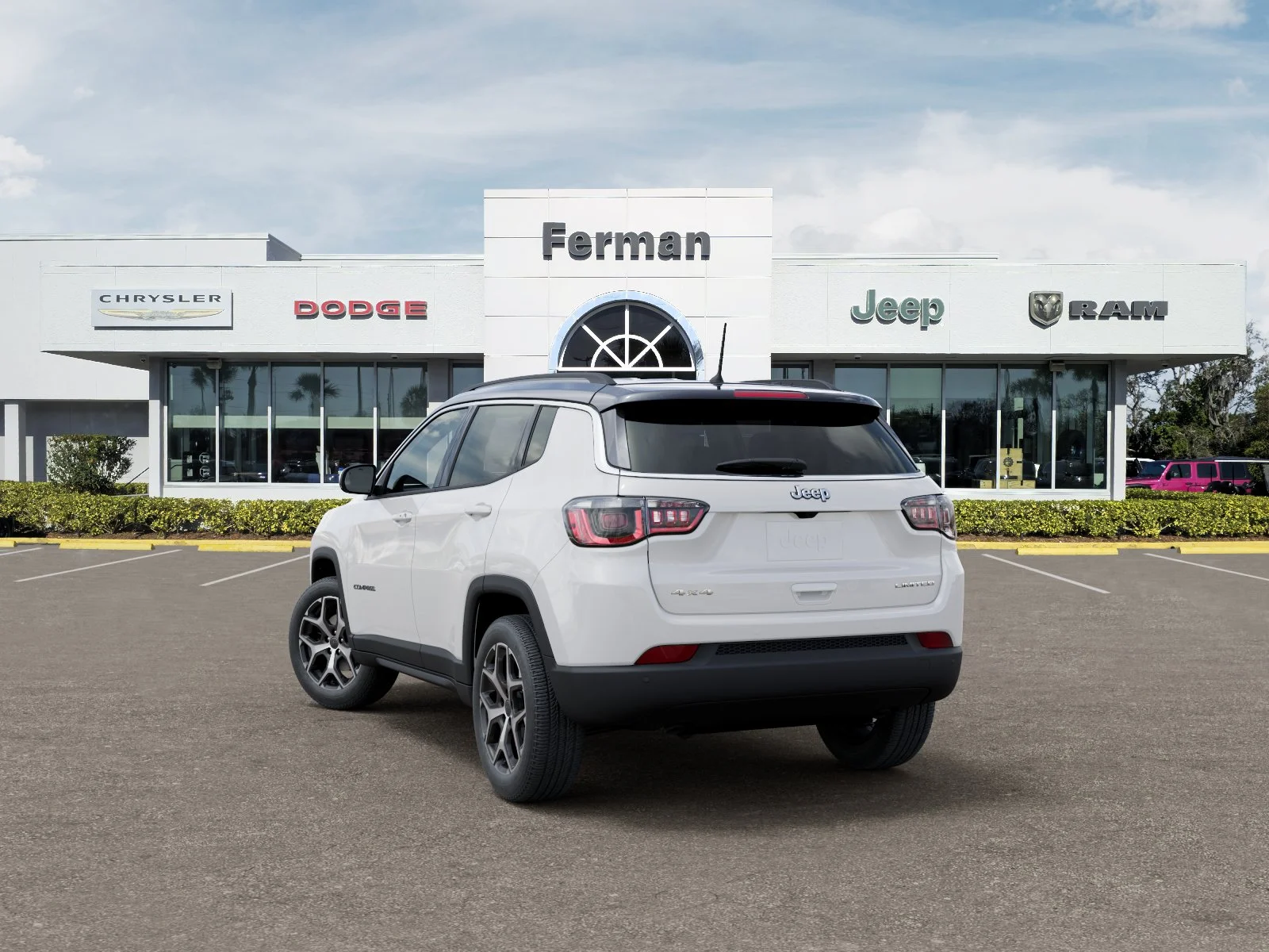 New 2026 Bright White Clear-Coat Exterior Paint Jeep Limited image 37