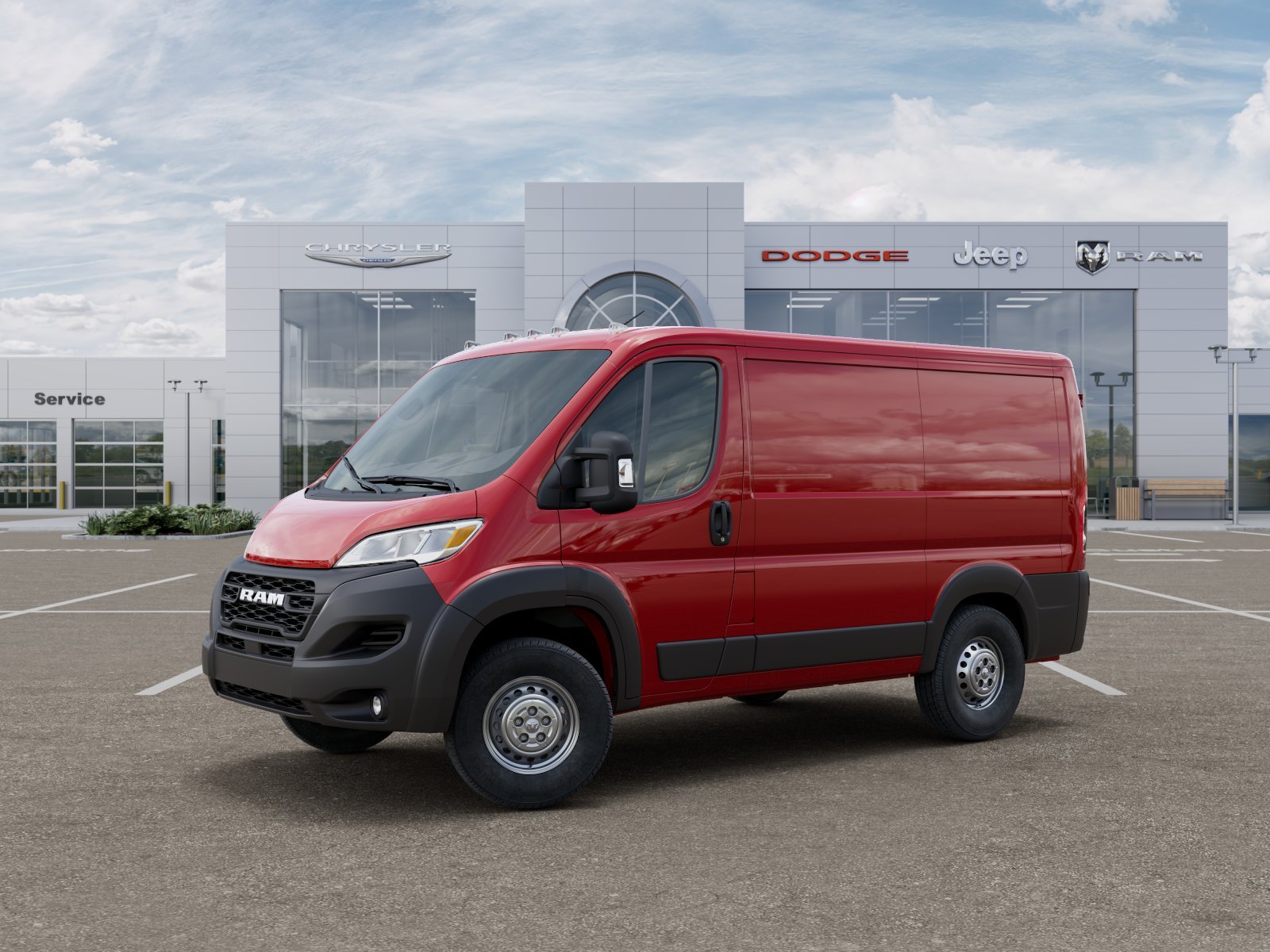 New 2026 Flame Red Clear-Coat Exterior Paint Ram Low Roof image 28