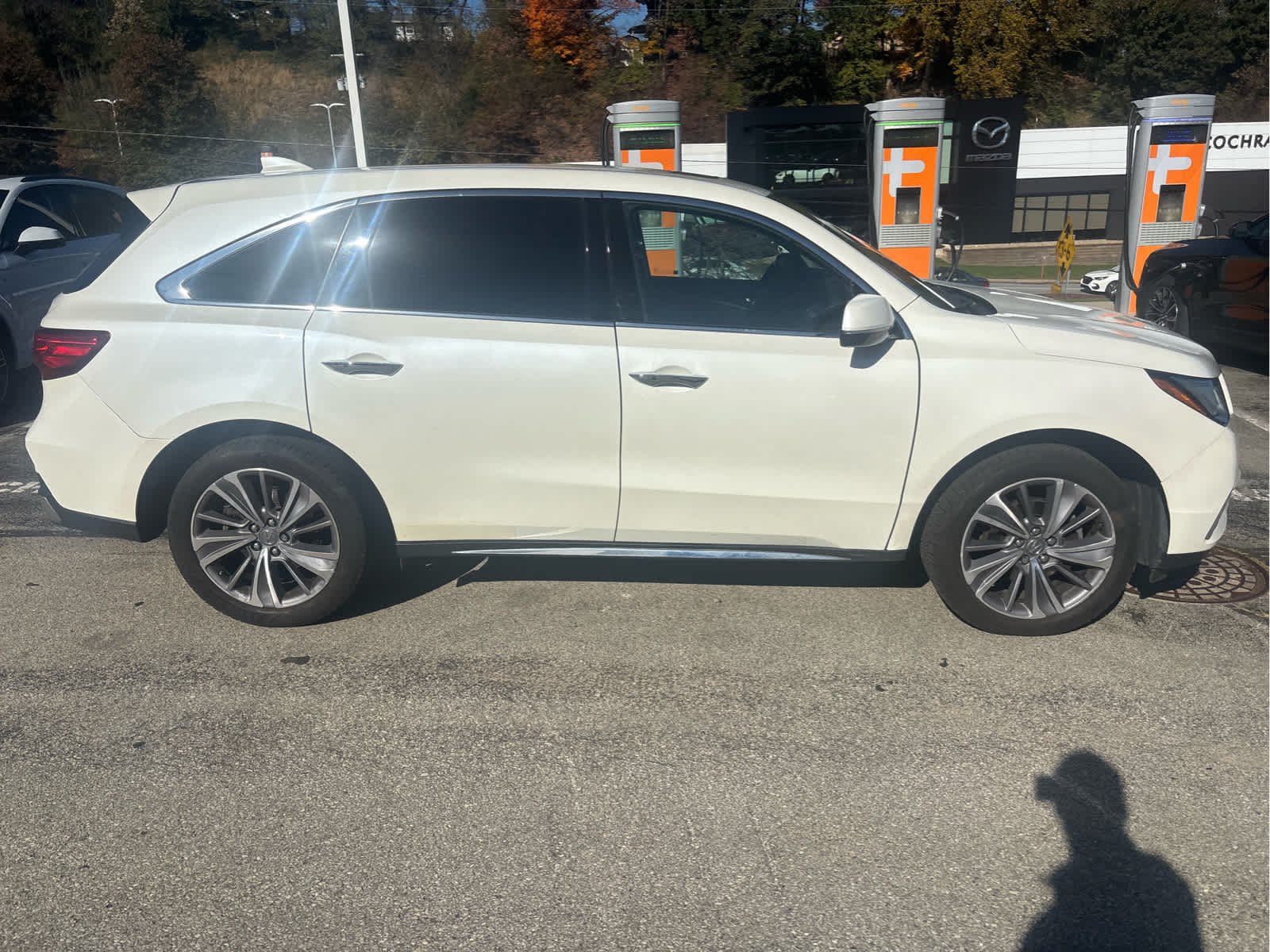 Used 2017 White Diamond Pearl Acura w/Technology Pkg image 6