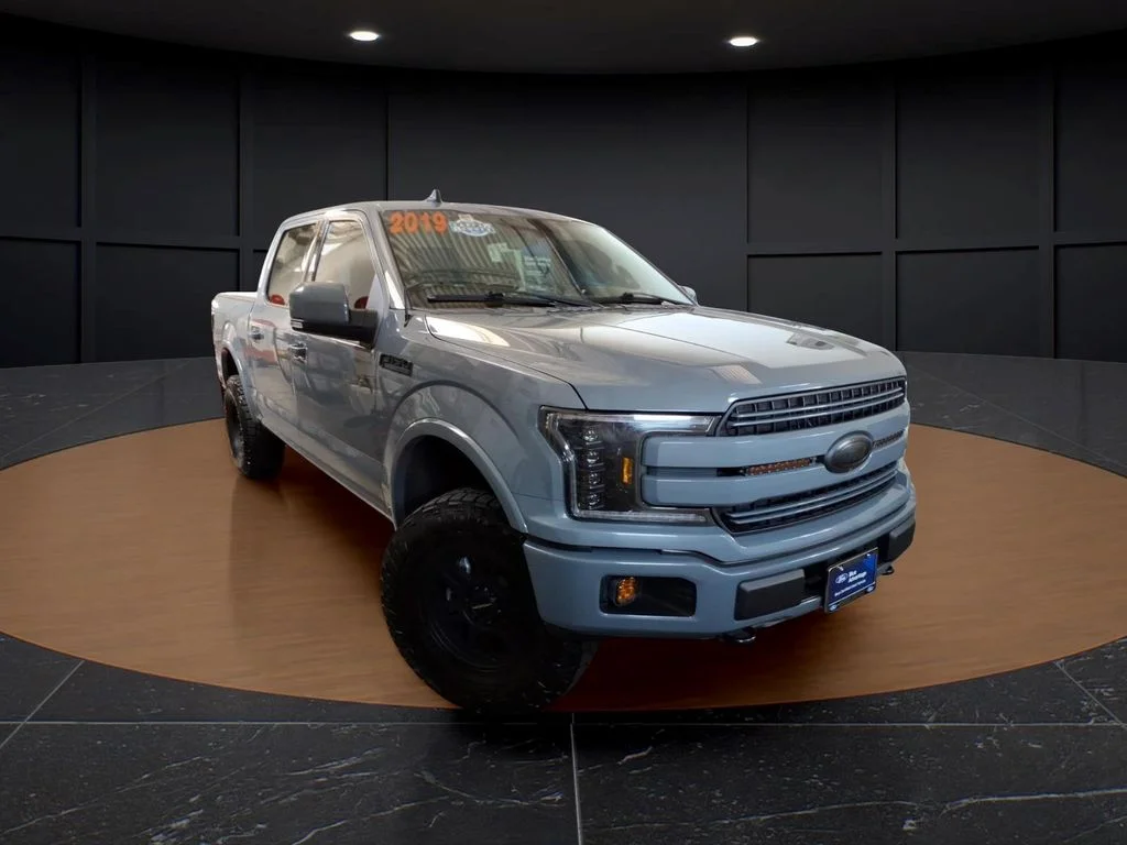 Certified Used 2019 Gray Metallic Ford Lariat image 1
