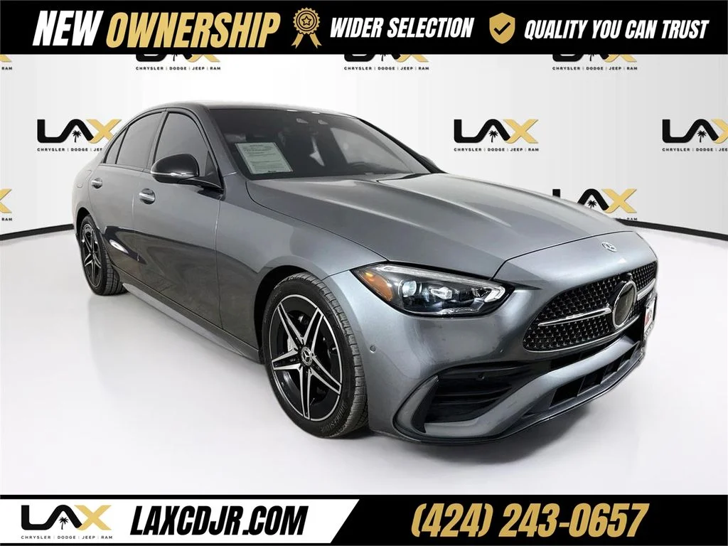 Used 2024 Gray Mercedes-Benz C 300 image 1