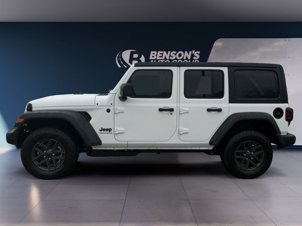 New 2026 Bright White Clearcoat Jeep Sport RHD image 2