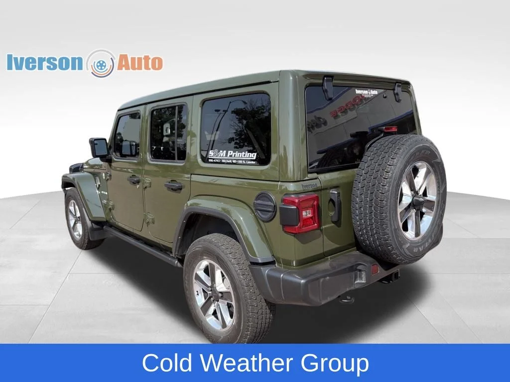 Used 2022 Green Jeep Unlimited Sahara image 9