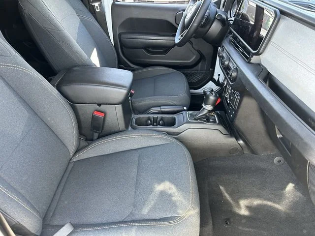 Used 2024 Bright White Clearcoat Jeep Sport S image 12