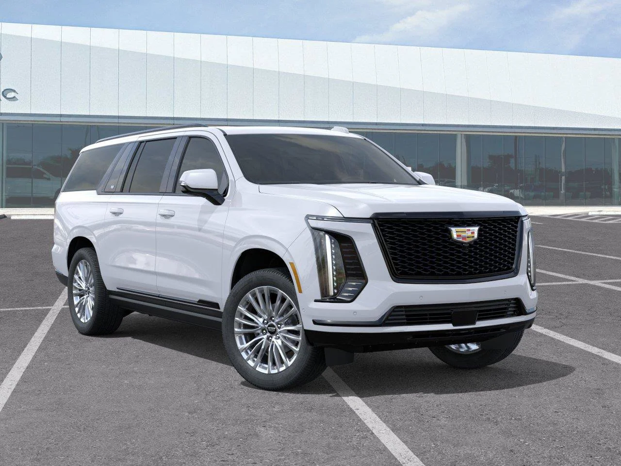 New 2026 Vibrant White Tricoat Cadillac Platinum Sport image 7