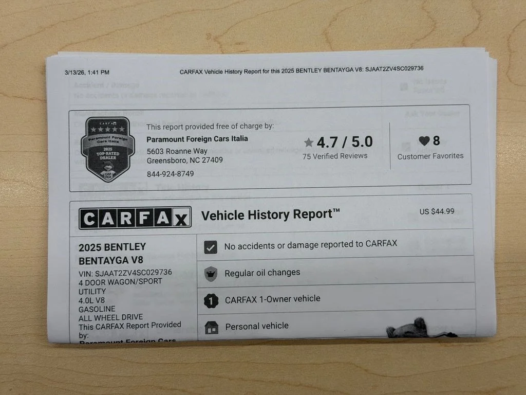 Used 2025 Gravity Gray Bentley Azure image 42