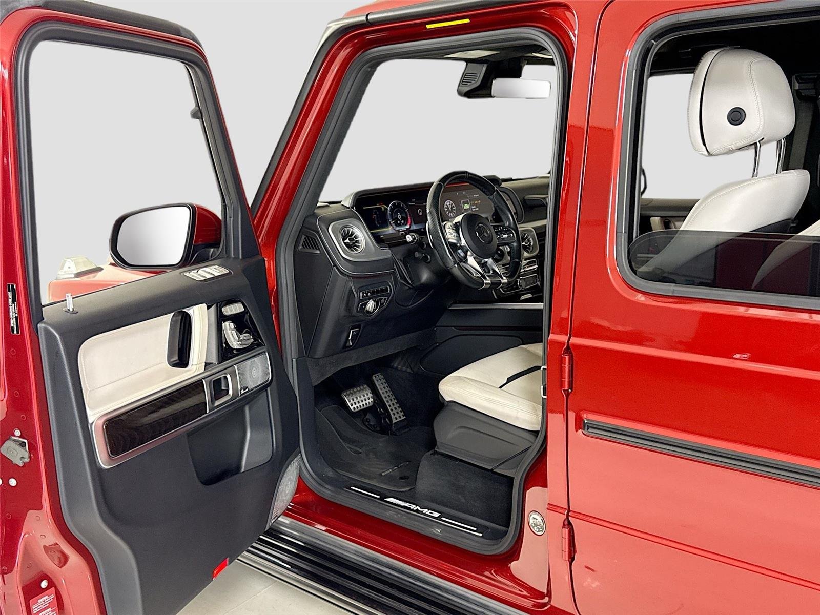 Used 2021 designo Cardinal Red Metallic Mercedes-Benz AMG® G 63 | Brabus Widebody image 12