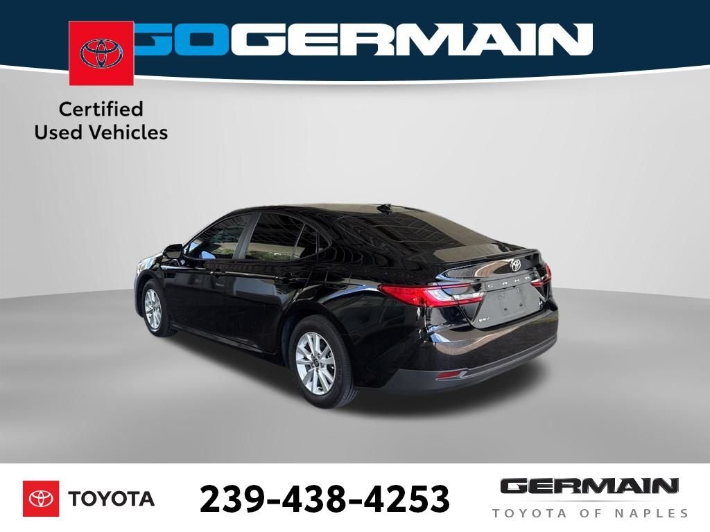 Certified Used 2025 Black Toyota LE image 3