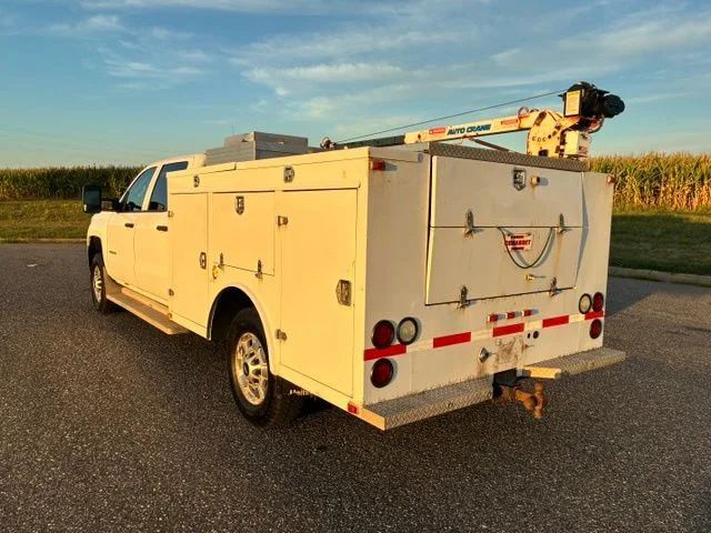Used 2015 White Chevrolet LT Service Crane Truck image 6