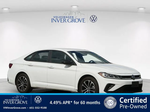 Certified Used 2025 White Volkswagen 1.5T Sport image 1