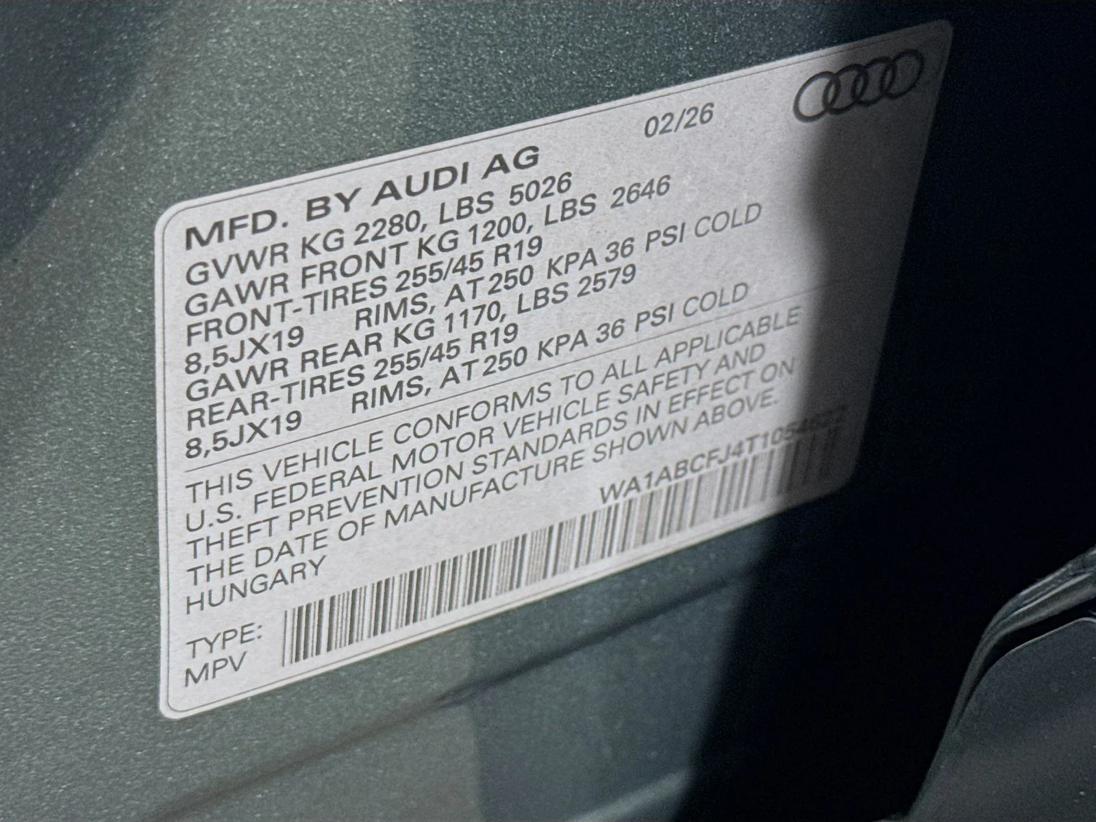 New 2026 Green Audi S line image 22