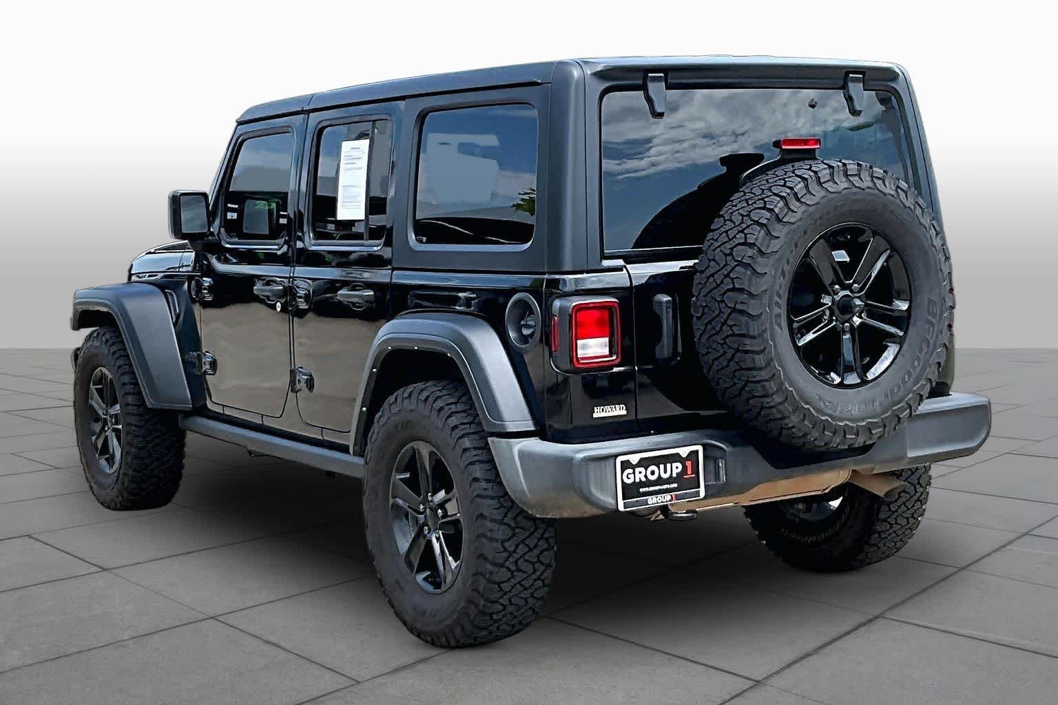 Used 2022 Black Clearcoat Jeep Unlimited Sport Altitude image 7