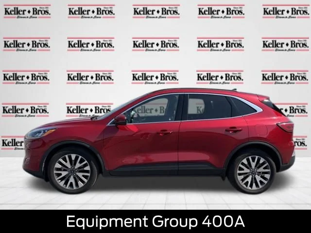 Certified Used 2020 Rapid Red Metallic Tinted Clearcoat Ford Titanium image 4