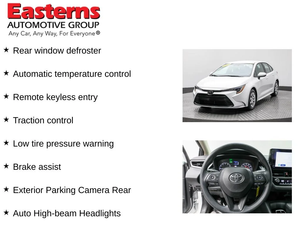 Used 2024 White Toyota LE image 11