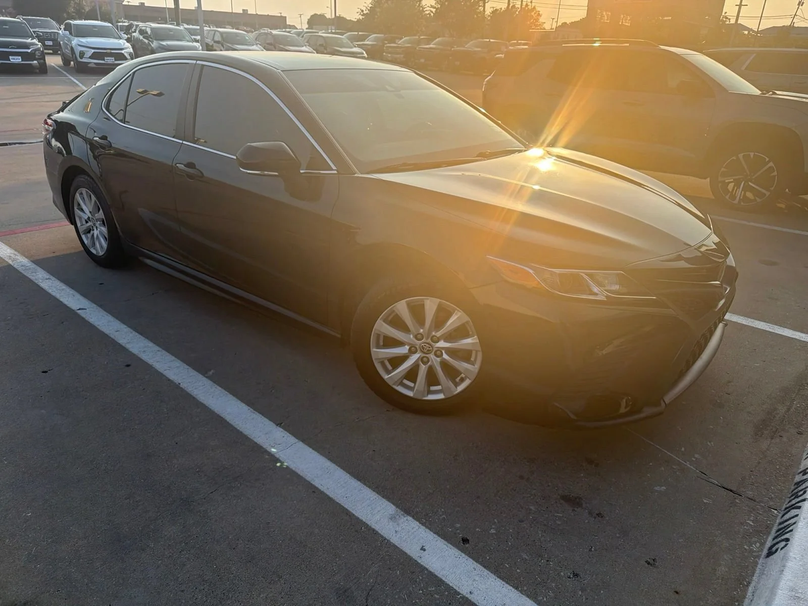 Used 2020 Black Toyota SE image 4