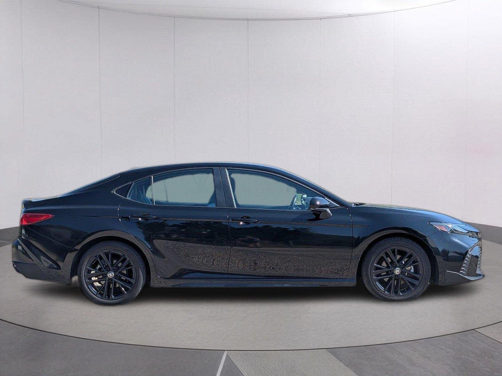 Used 2025 Midnight Black Metallic Toyota SE image 8