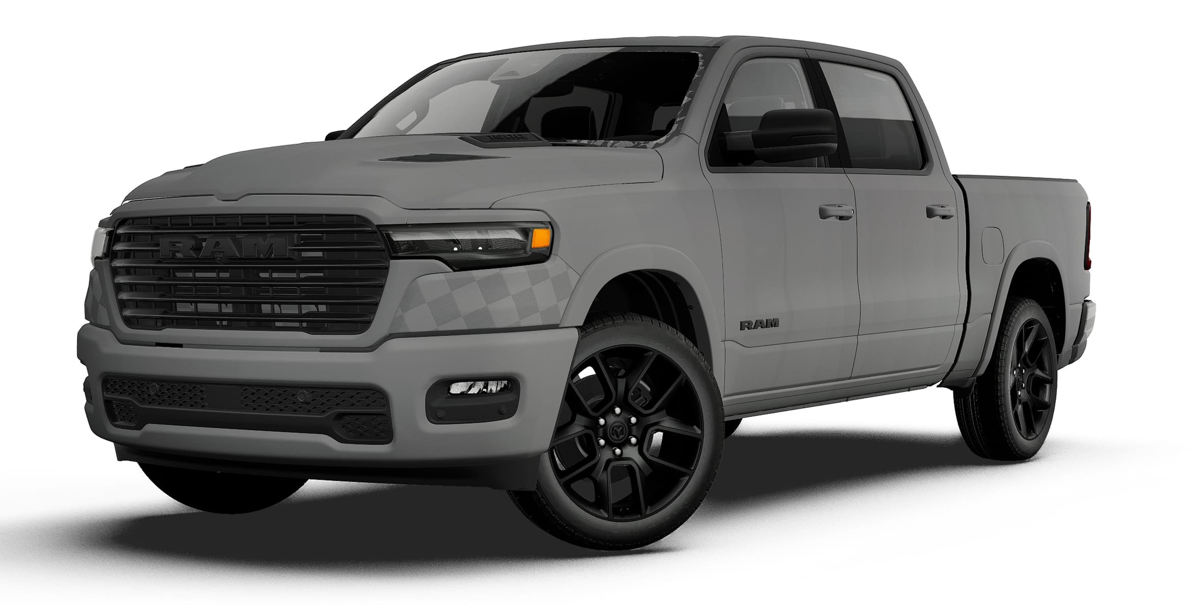 New 2027 Diamond Black Crystal Pearl-Coat Exterior Paint RAM LARAMIE image 1