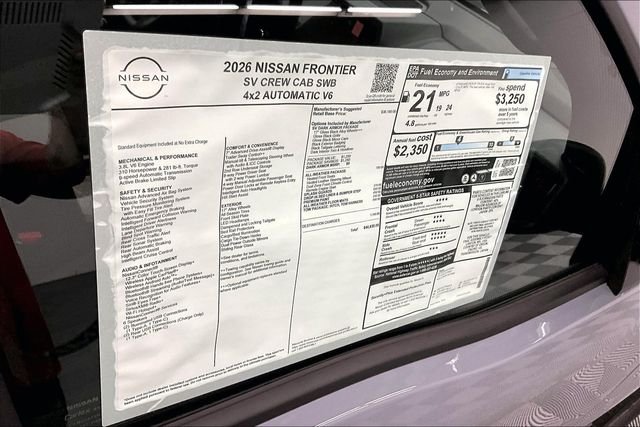 New 2026 Boulder Gray Pearl Nissan SV image 41