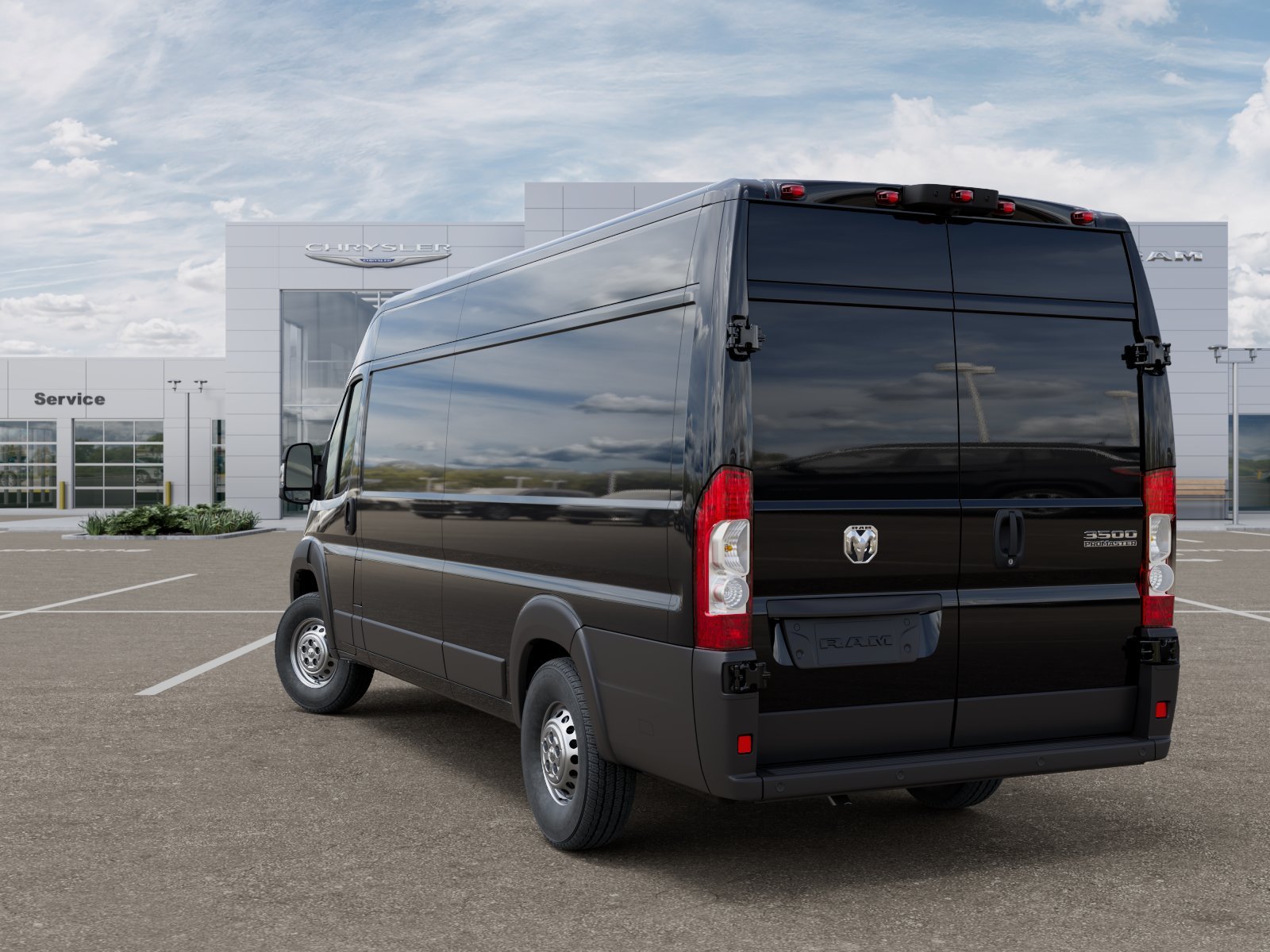New 2026 Black Clear-Coat Exterior Paint RAM High Roof image 3