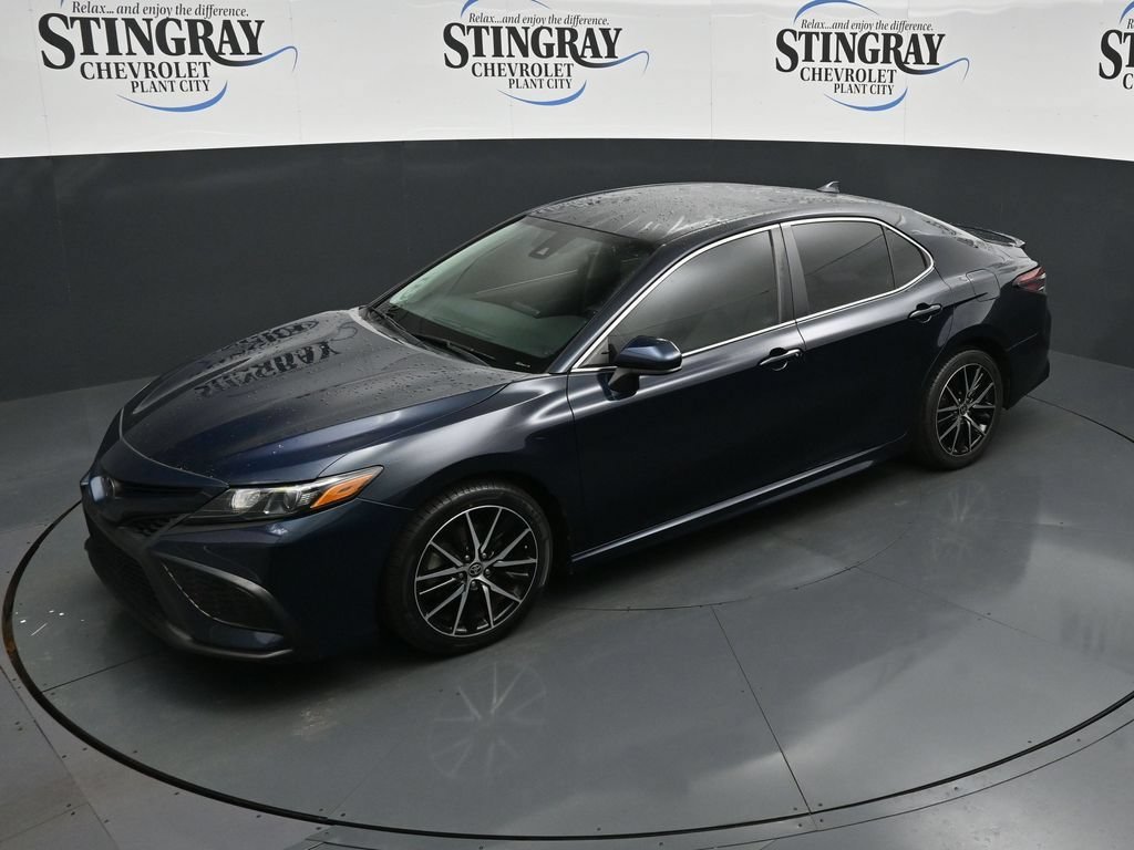 Used 2021 Blue Toyota SE image 20