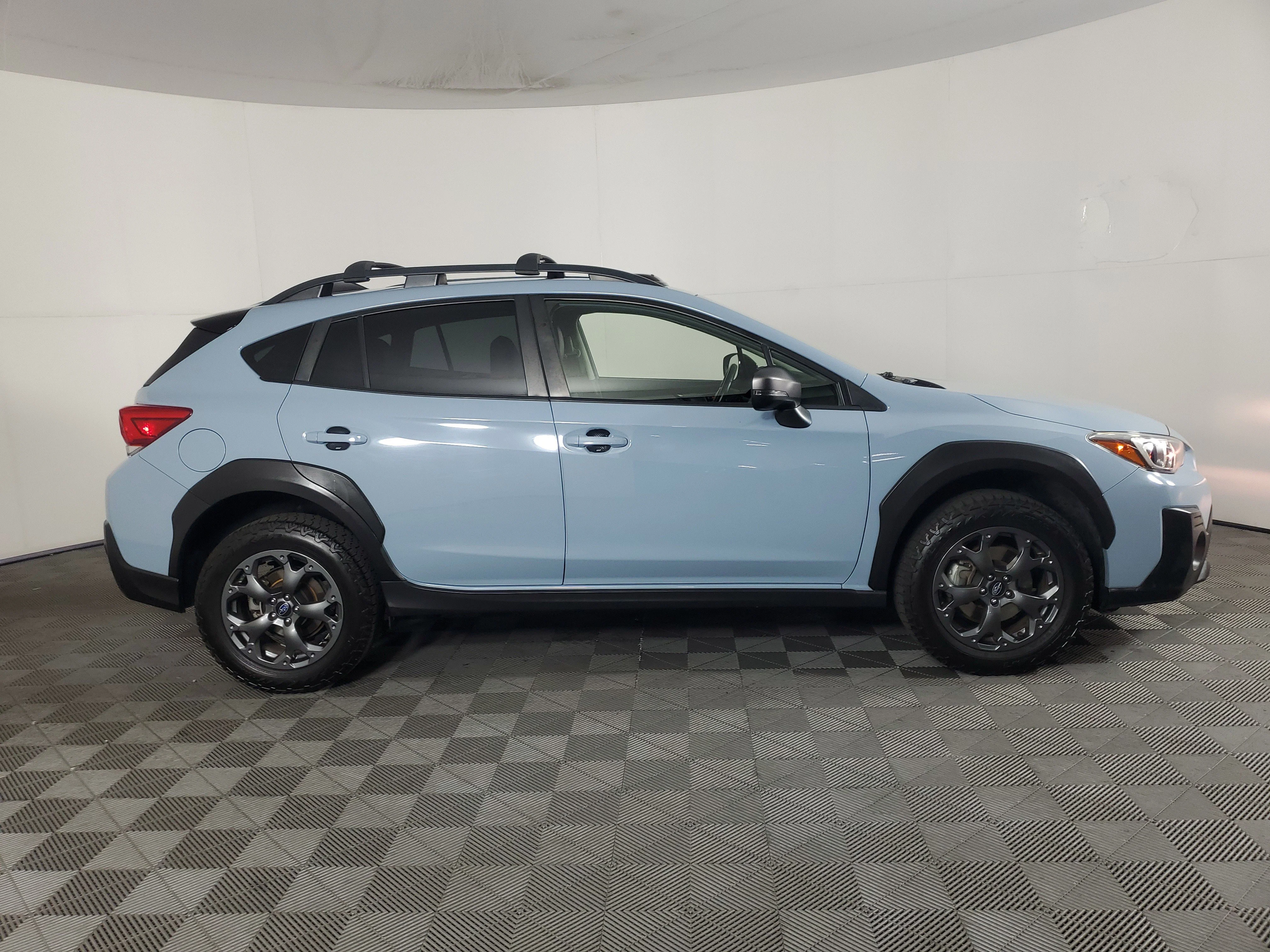 Used 2021 Cool Gray Khaki Subaru Sport image 3