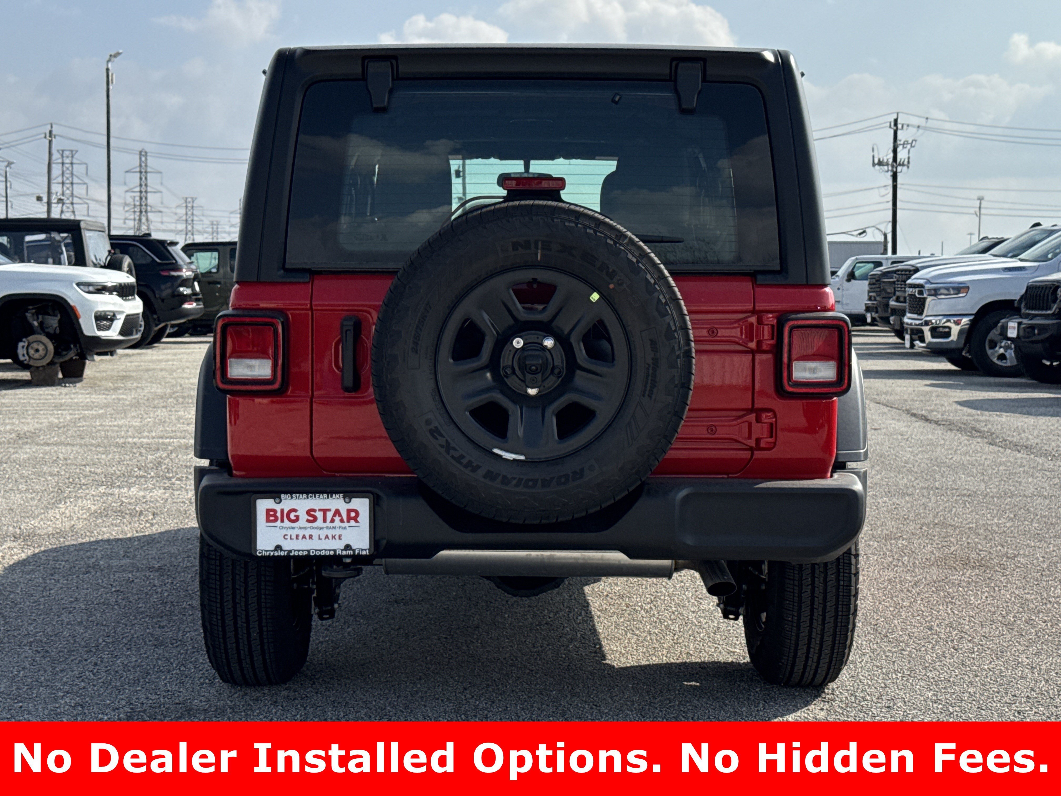 New 2026 Firecracker Red Clear-Coat Exterior Paint Jeep Sport image 9
