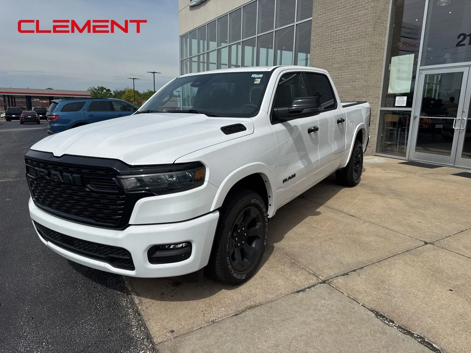 New 2026 Bright White Clear-Coat Exterior Paint RAM Big Horn/Lone Star image 2