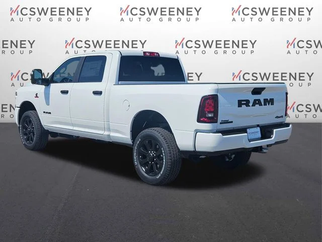New 2026 Bright White Clear-Coat Exterior Paint RAM Big Horn image 3