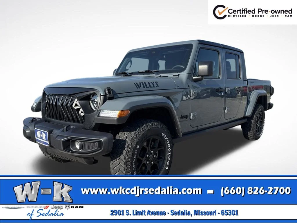 Certified Used 2025 Gray Jeep Willys image 14