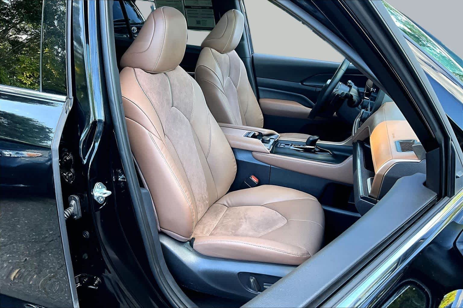 Used 2025 Midnight Black Metallic Toyota Hybrid MAX Platinum image 8