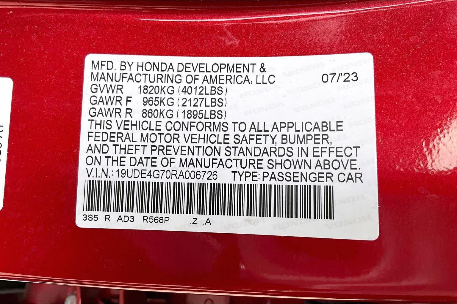 Used 2024 Performance Red Pearl Acura w/A-Spec Technology Package image 35