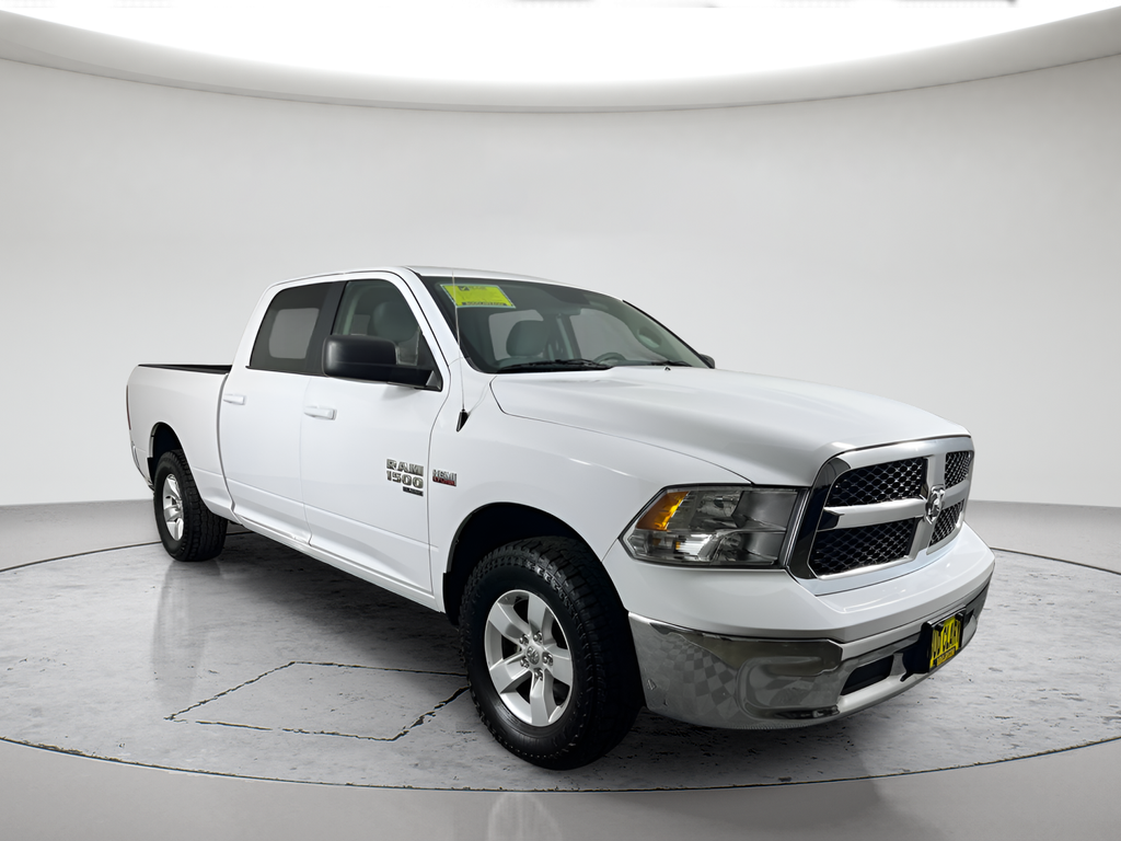 Used 2019 Bright White Clearcoat Ram SLT image 1
