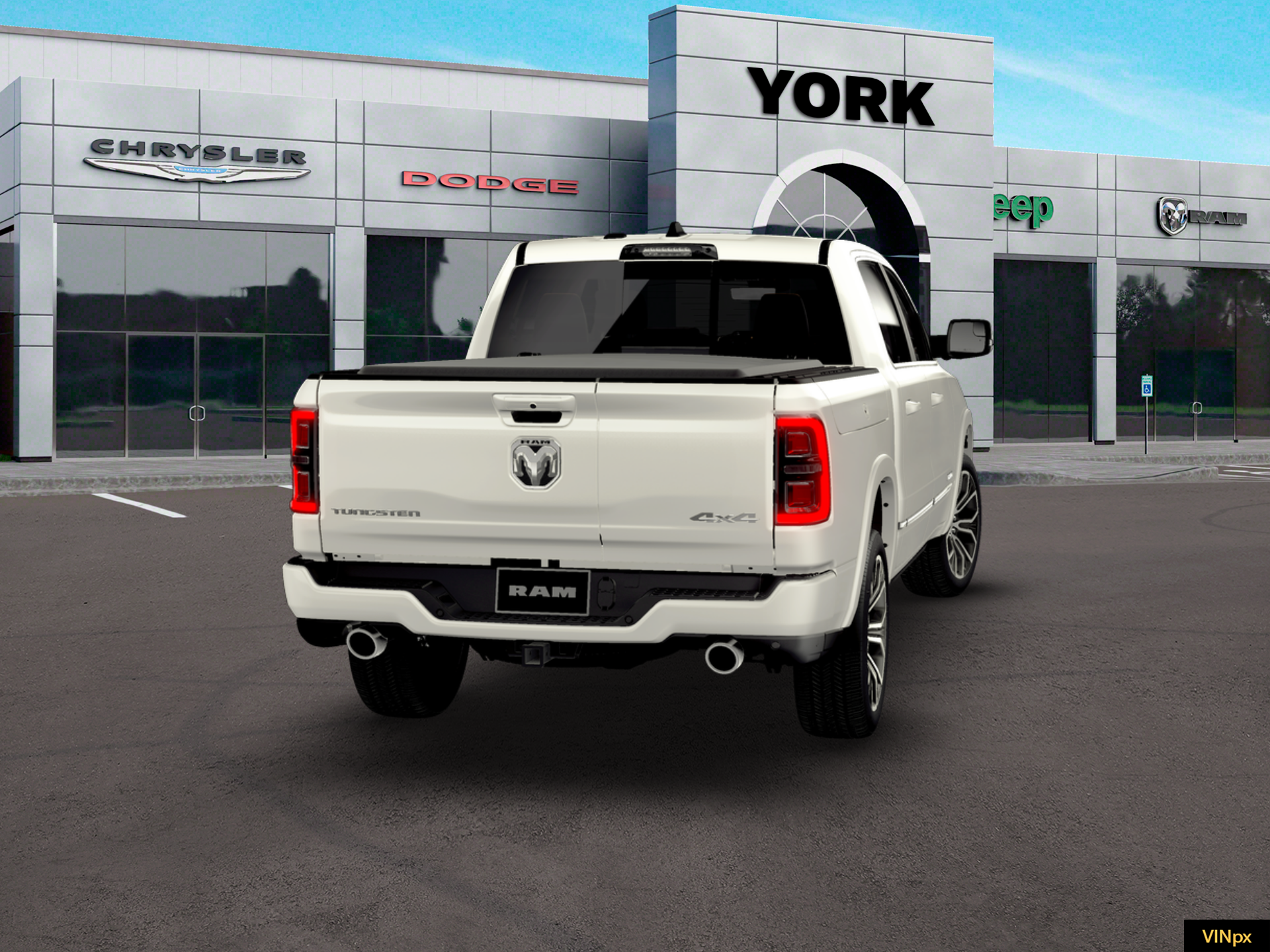 New 2026 Ivory White Tri-Coat Pearl-Coat Exterior Paint RAM Tungsten image 26