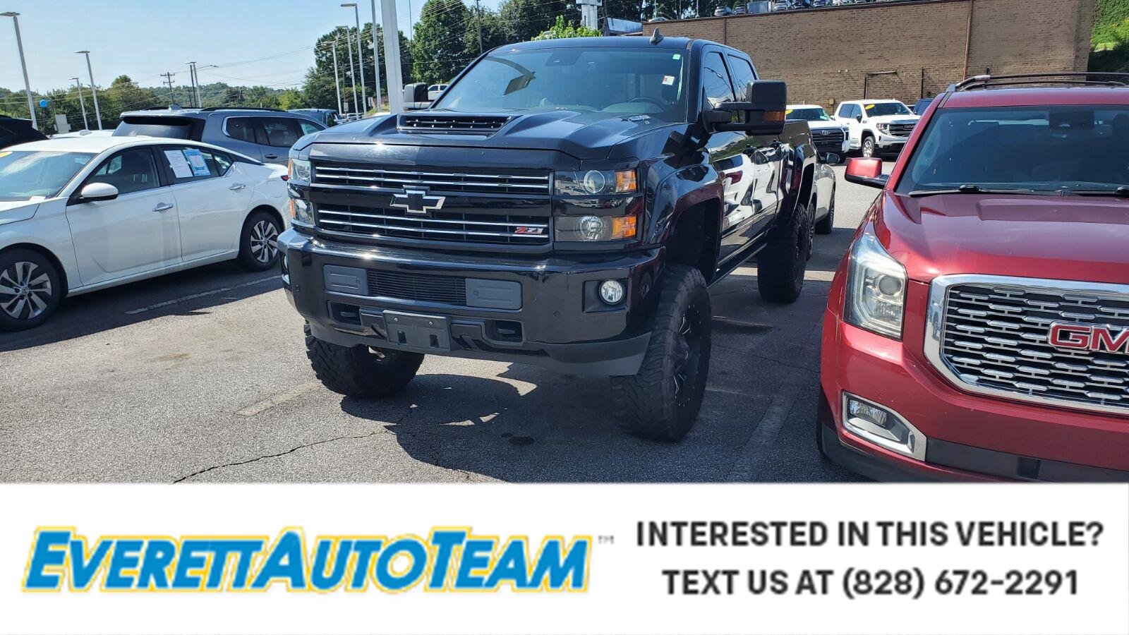 Black 2017 Chevrolet Silverado 2500HD Pickup Truck Four-Wheel Drive