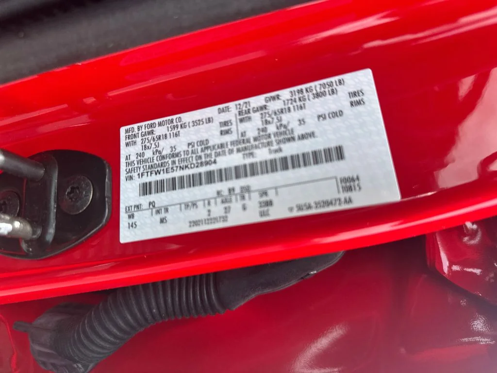 Used 2022 Red Ford XLT image 33