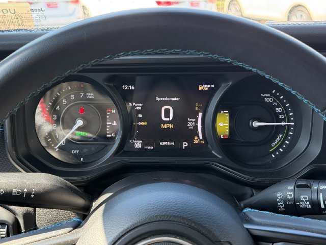 Used 2024 Gray Jeep Rubicon 4xe image 16