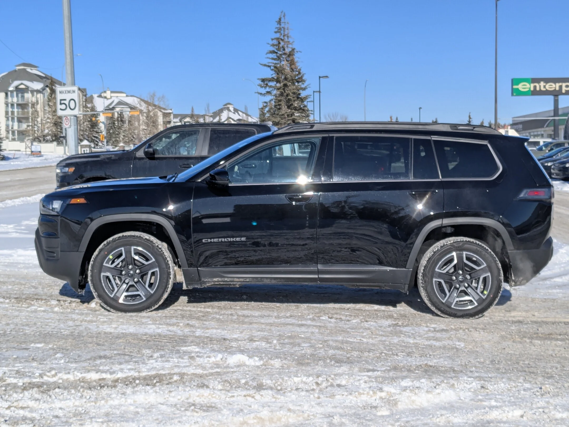 New 2026 Black Jeep Limited - - Hybrid - Capri Leatherette - Power Liftgate - Wireless Charging & More! image 5