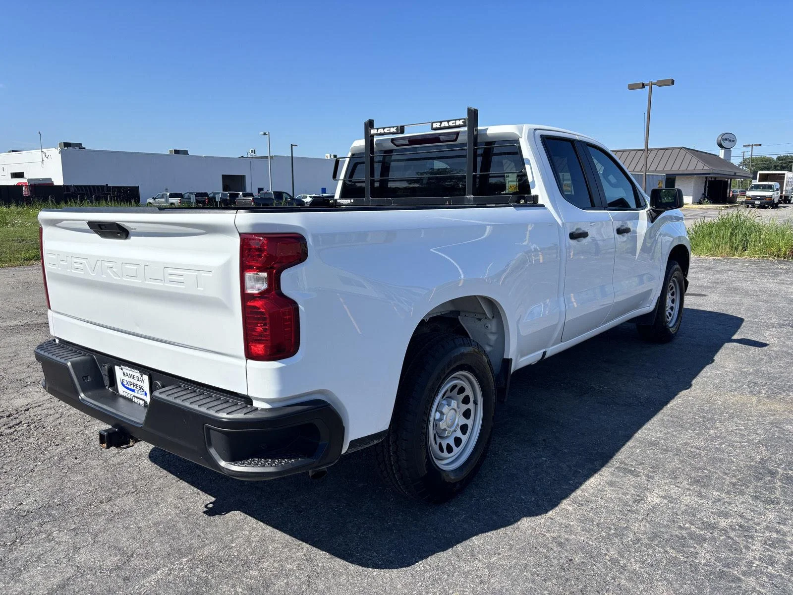 Used 2021 SUMMIT WHITE Chevrolet Work Truck image 7