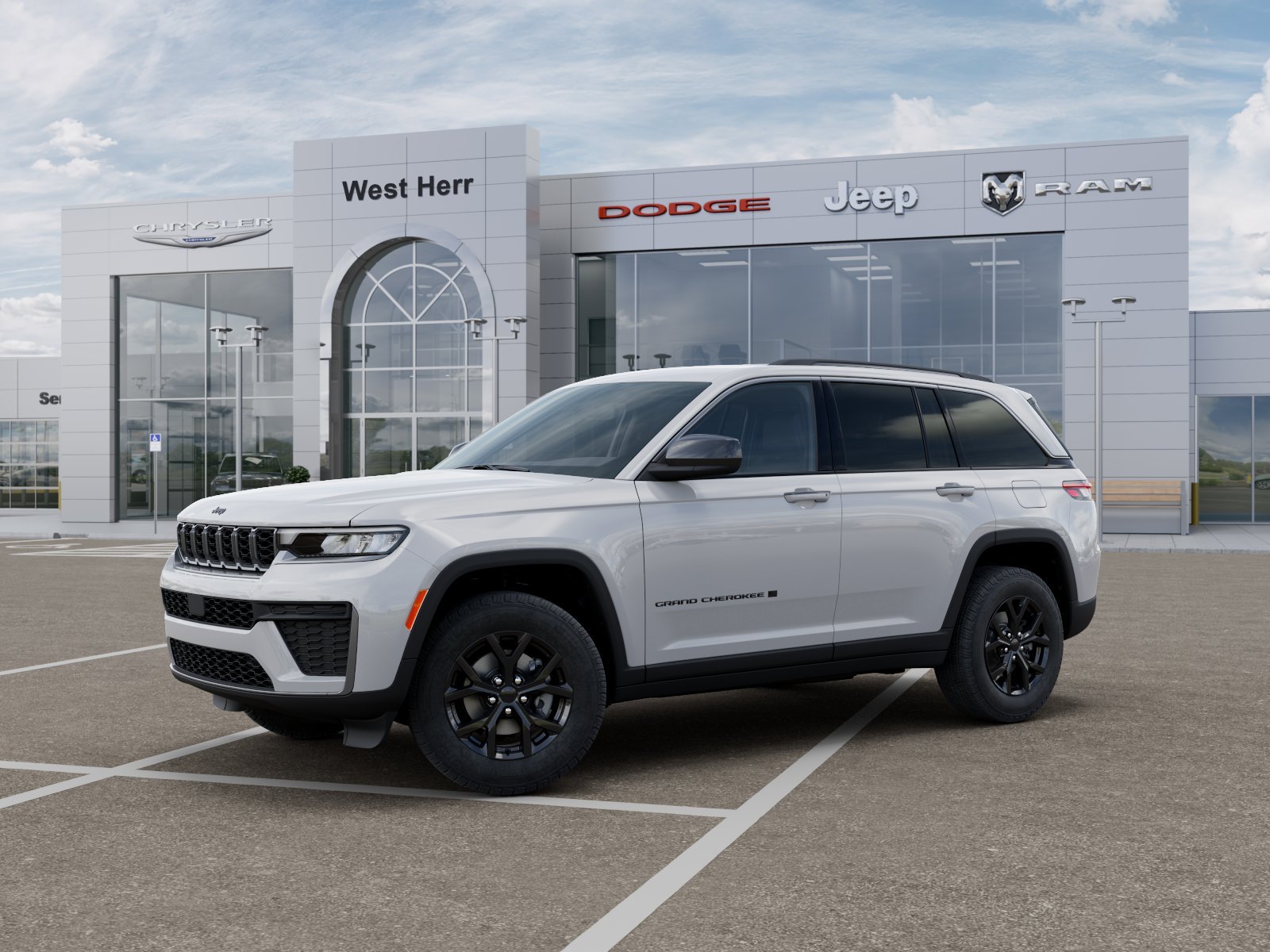 New 2026 Bright White Clear-Coat Exterior Paint Jeep Laredo Altitude image 15