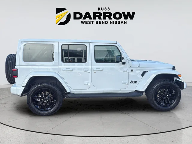 Used 2021 White Jeep Unlimited Sahara High Altitude image 6