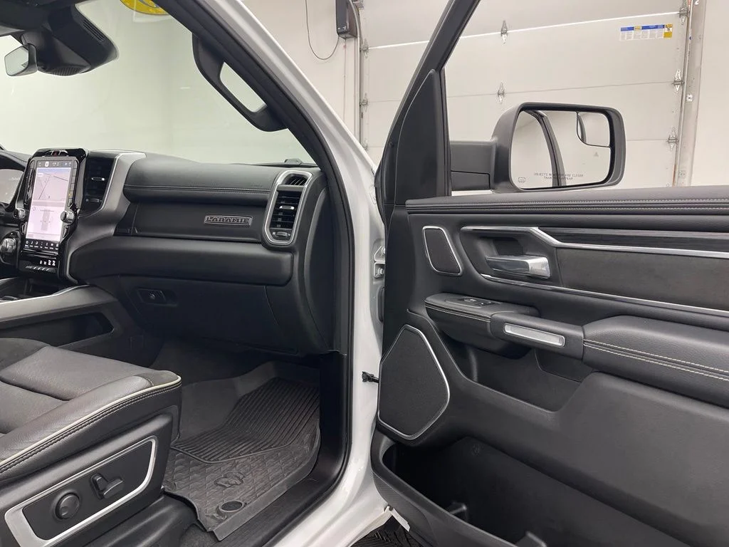 Used 2023 Ivory White Tri-Coat Pearlcoat Ram Laramie image 30