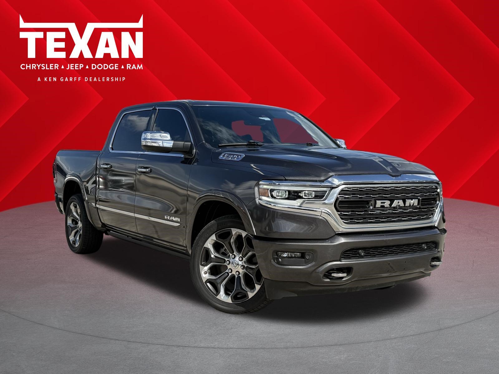 Used 2019 Granite Crystal Metallic Clearcoat Ram Limited image 1