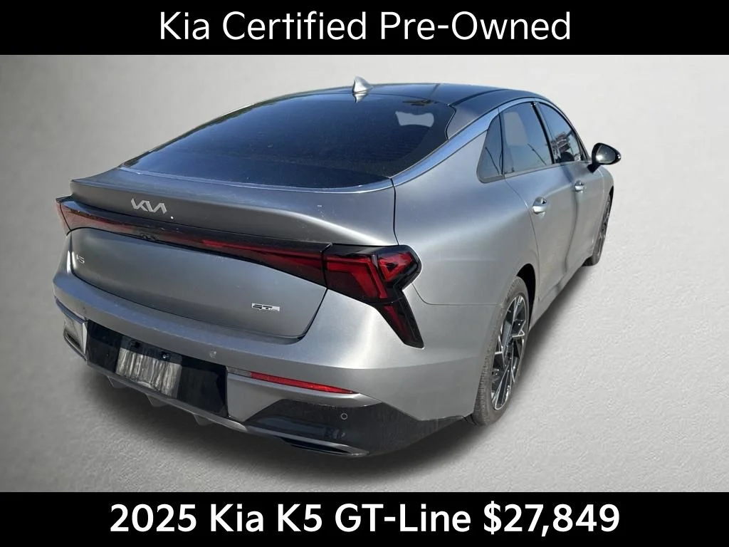 Certified Used 2025 Gray Kia GT-Line image 4