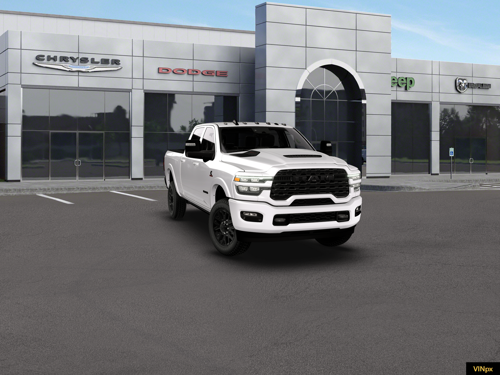 New 2026 Bright White Clearcoat RAM Limited image 16